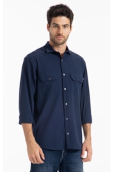 Camisa Tech Action Dark Navy