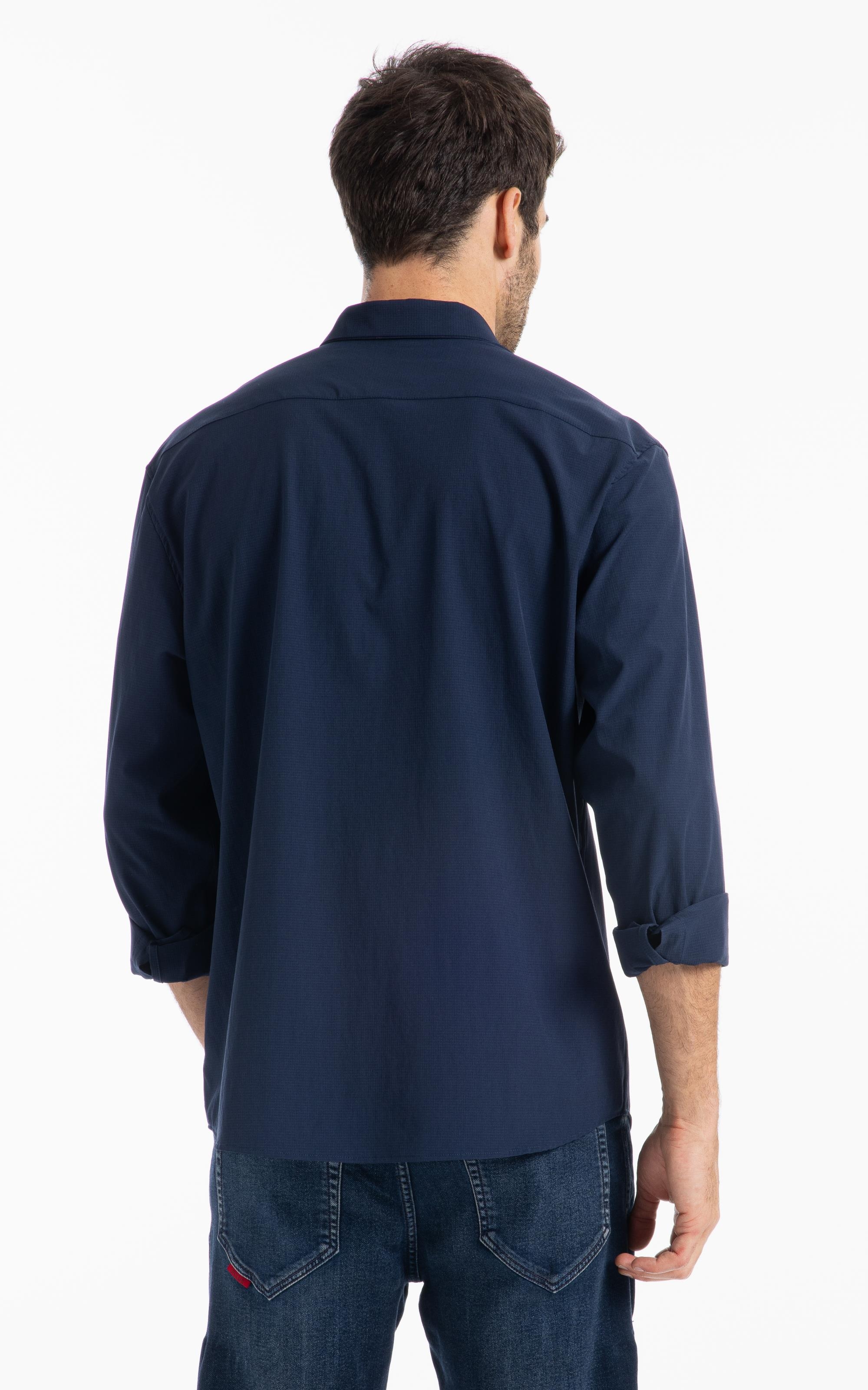 Camisa Tech Action Dark Navy