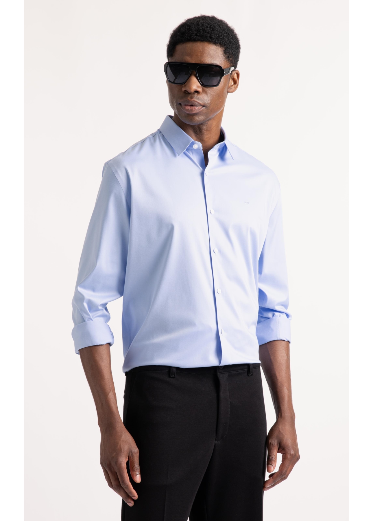 Camisa Tech Bambu Classic Azul Claro