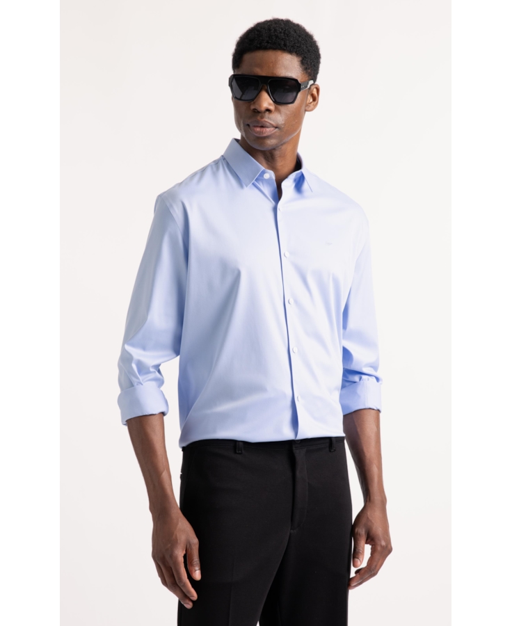Camisa Tech Bambu Classic Azul Claro