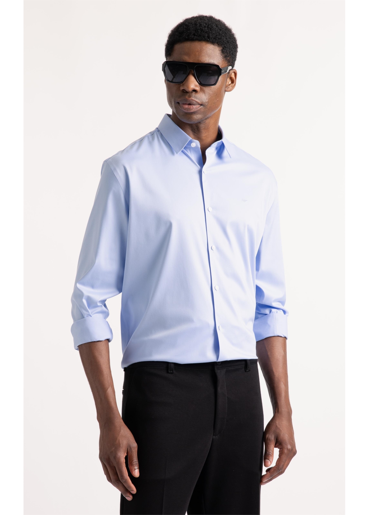 Camisa Tech Bambu Classic Azul Claro