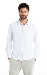 Camisa Tech Bambu Ld Slim Xangai Branco