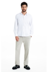 Camisa Tech Bambu Ld Slim Xangai Branco