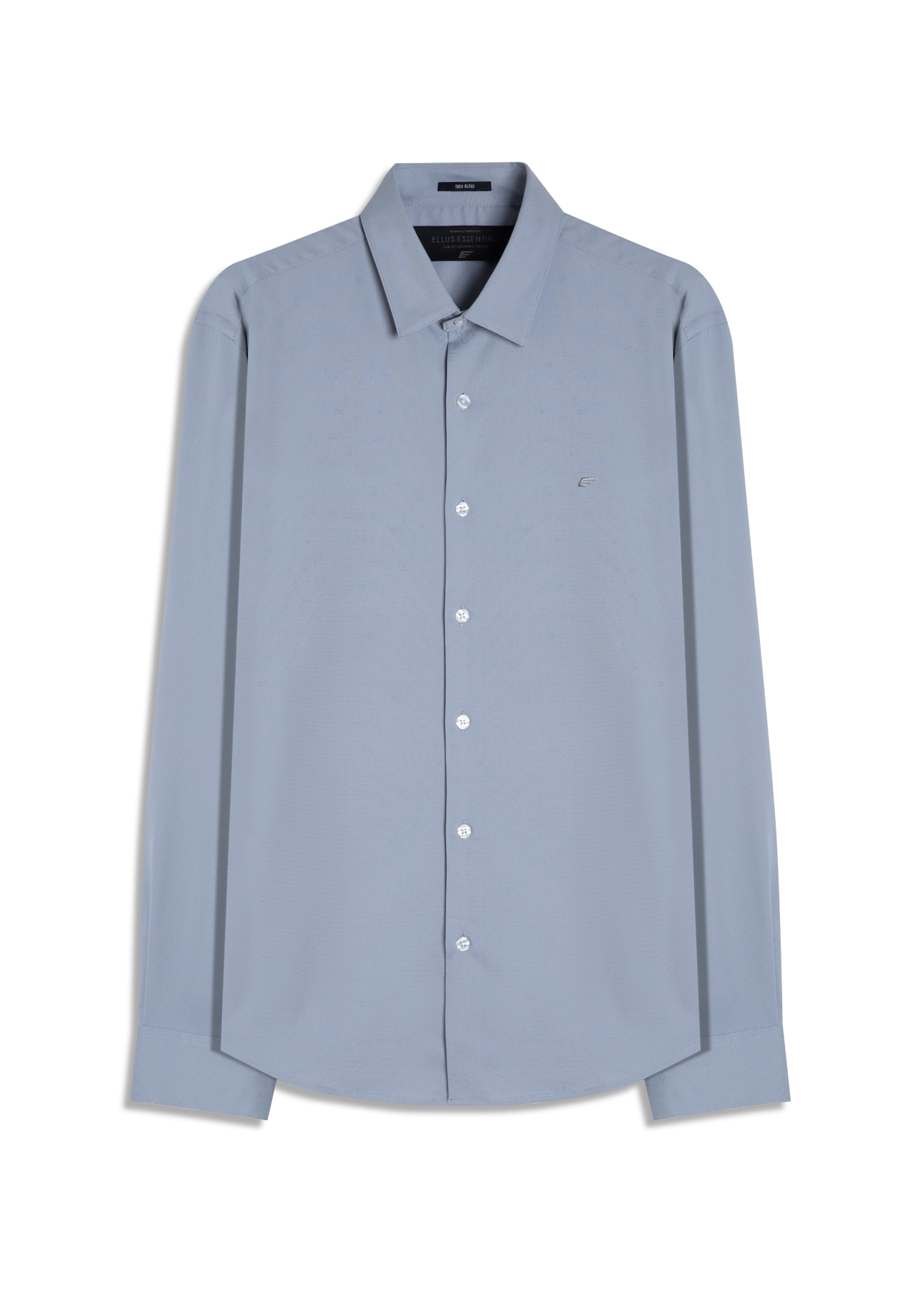Camisa Tech Bambu Ld Slim Xangai Cinza Claro