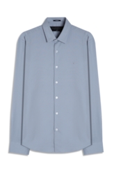 Camisa Tech Bambu Ld Slim Xangai Cinza Claro