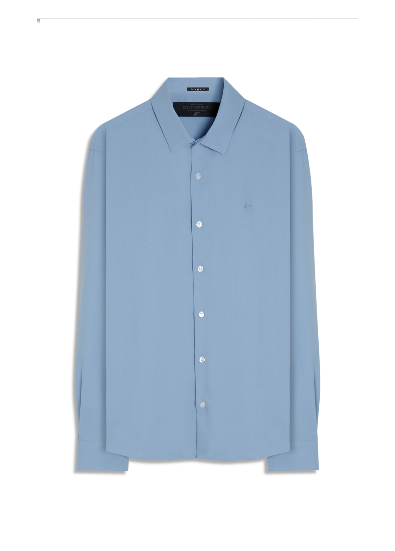 Camisa Tech Bambu Slim Xangai Azul Pervante