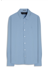 Camisa Tech Bambu Slim Xangai Azul Pervante