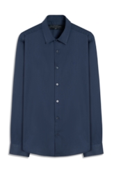 Camisa Tech Bambu Slim Xangai Dark Navy