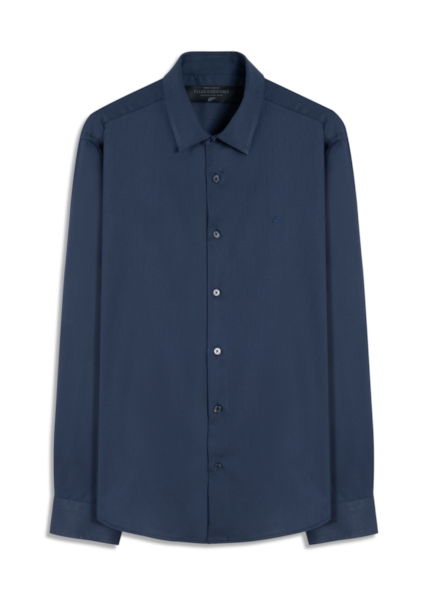 Camisa Tech Bambu Slim Xangai Dark Navy