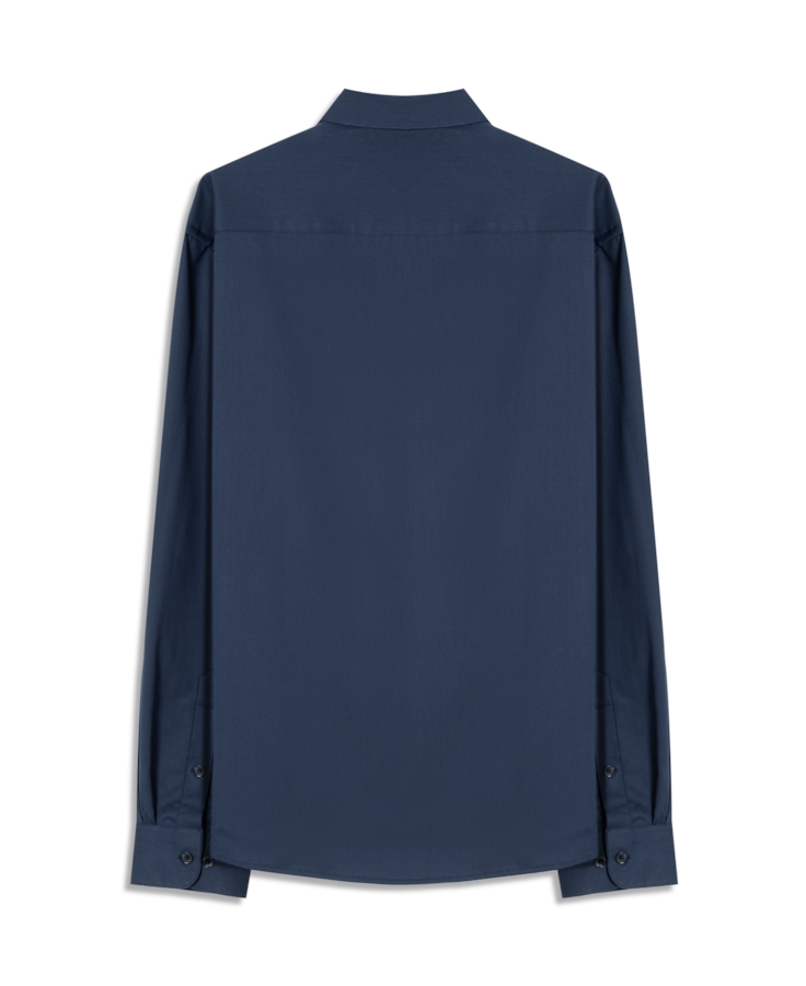 Camisa Tech Bambu Slim Xangai Dark Navy