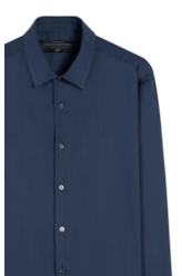 Camisa Tech Bambu Slim Xangai Dark Navy