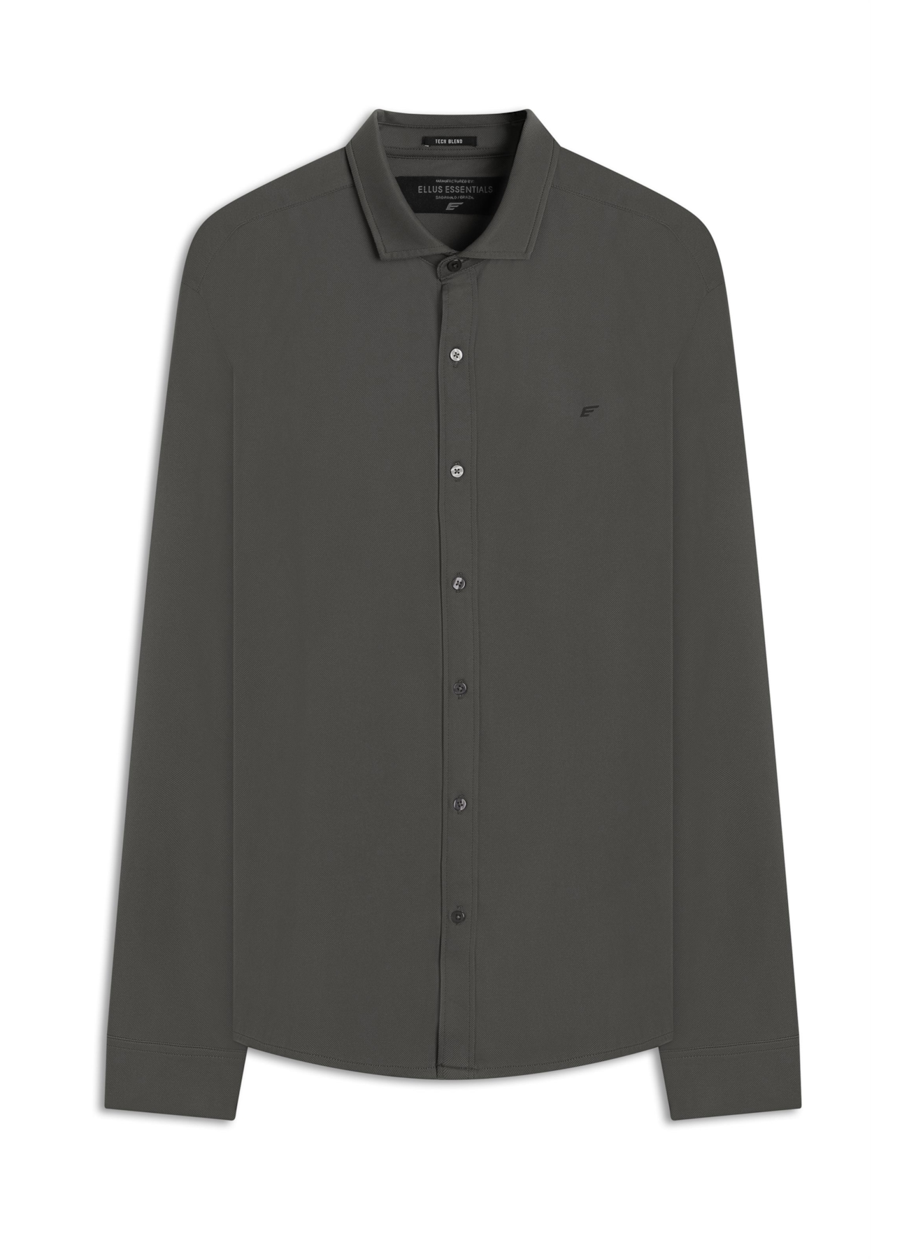 Camisa Tech Blend Allen Slim Xangai Floresta