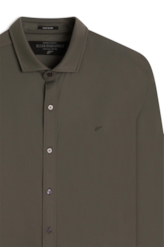 Camisa Tech Blend Allen Slim Xangai Floresta