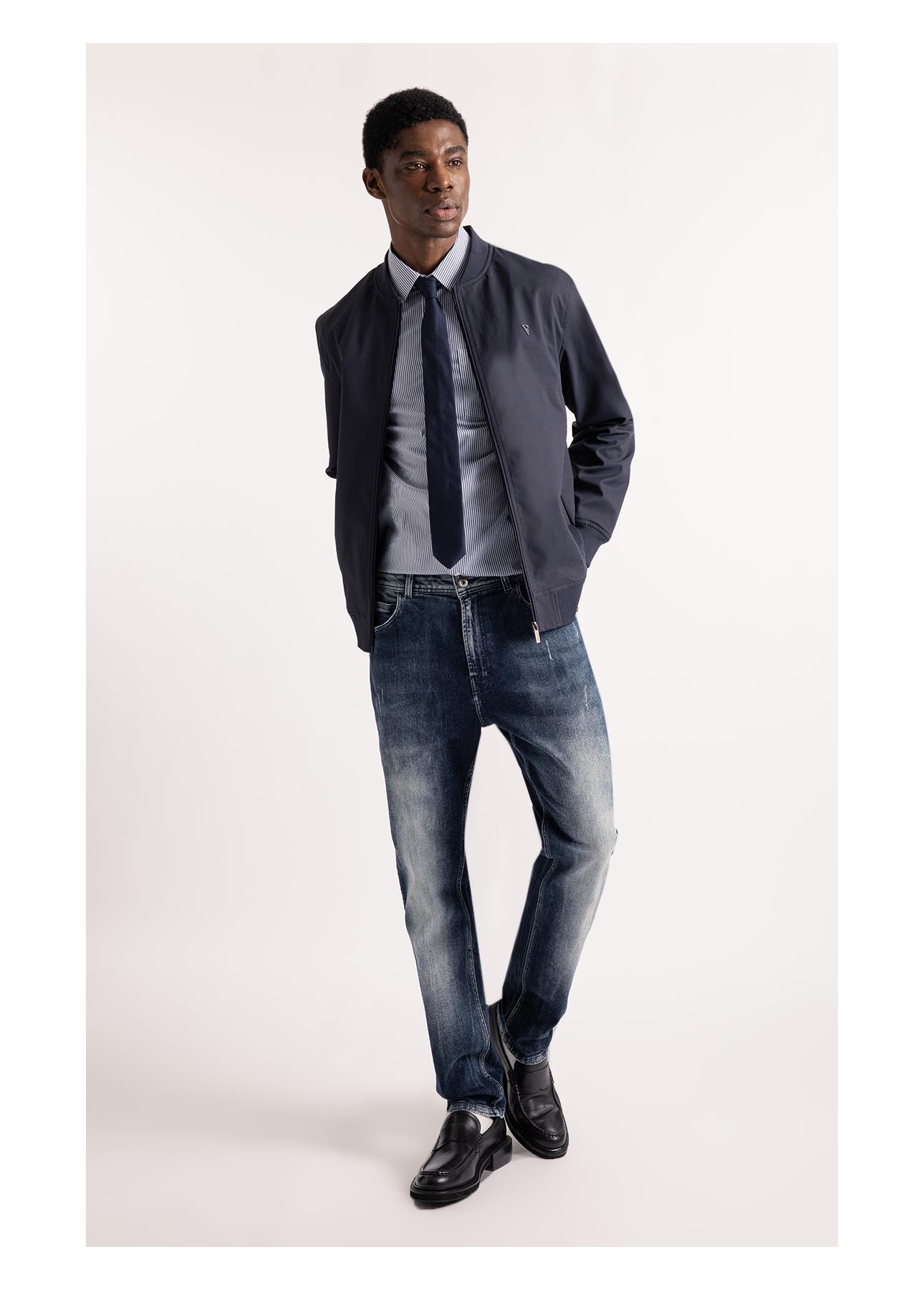 Camisa Tech Blend  Apus Azul Pervante