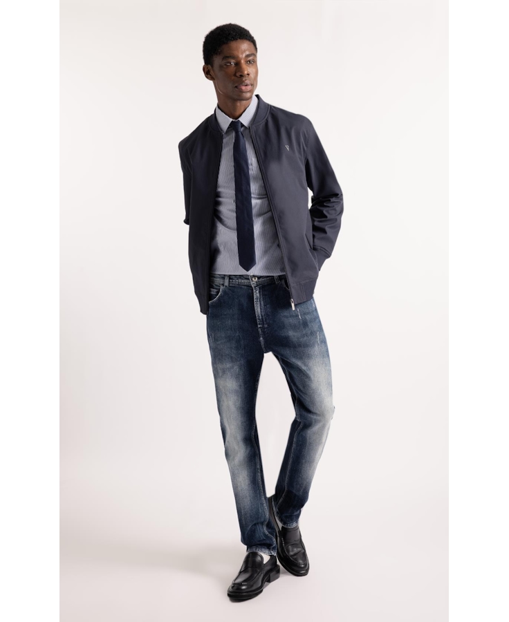 Camisa Tech Blend  Apus Azul Pervante