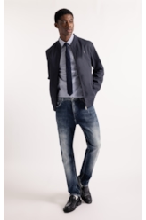 Camisa Tech Blend  Apus Azul Pervante