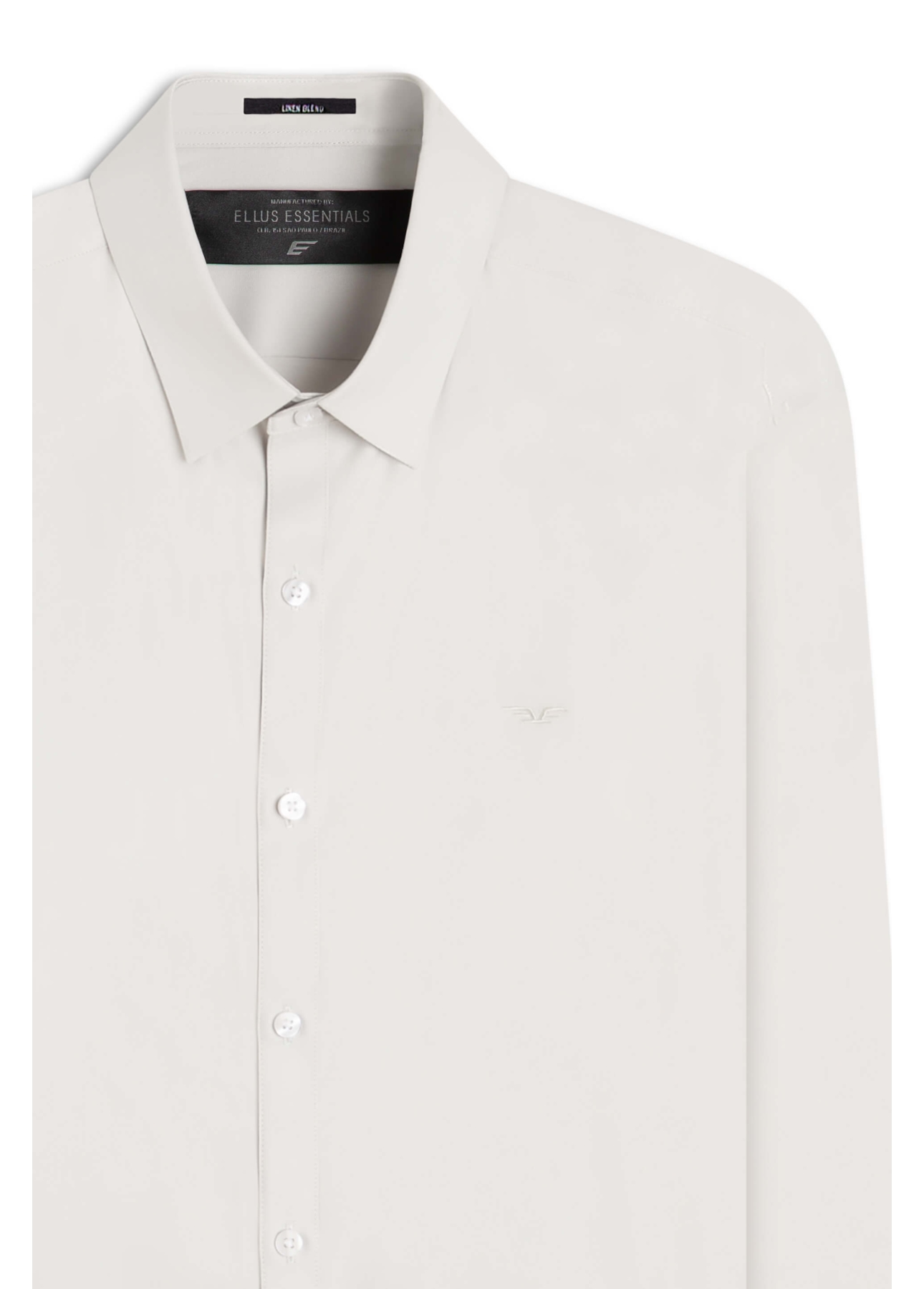 Camisa Tech Blend Cetim Classic Cinza