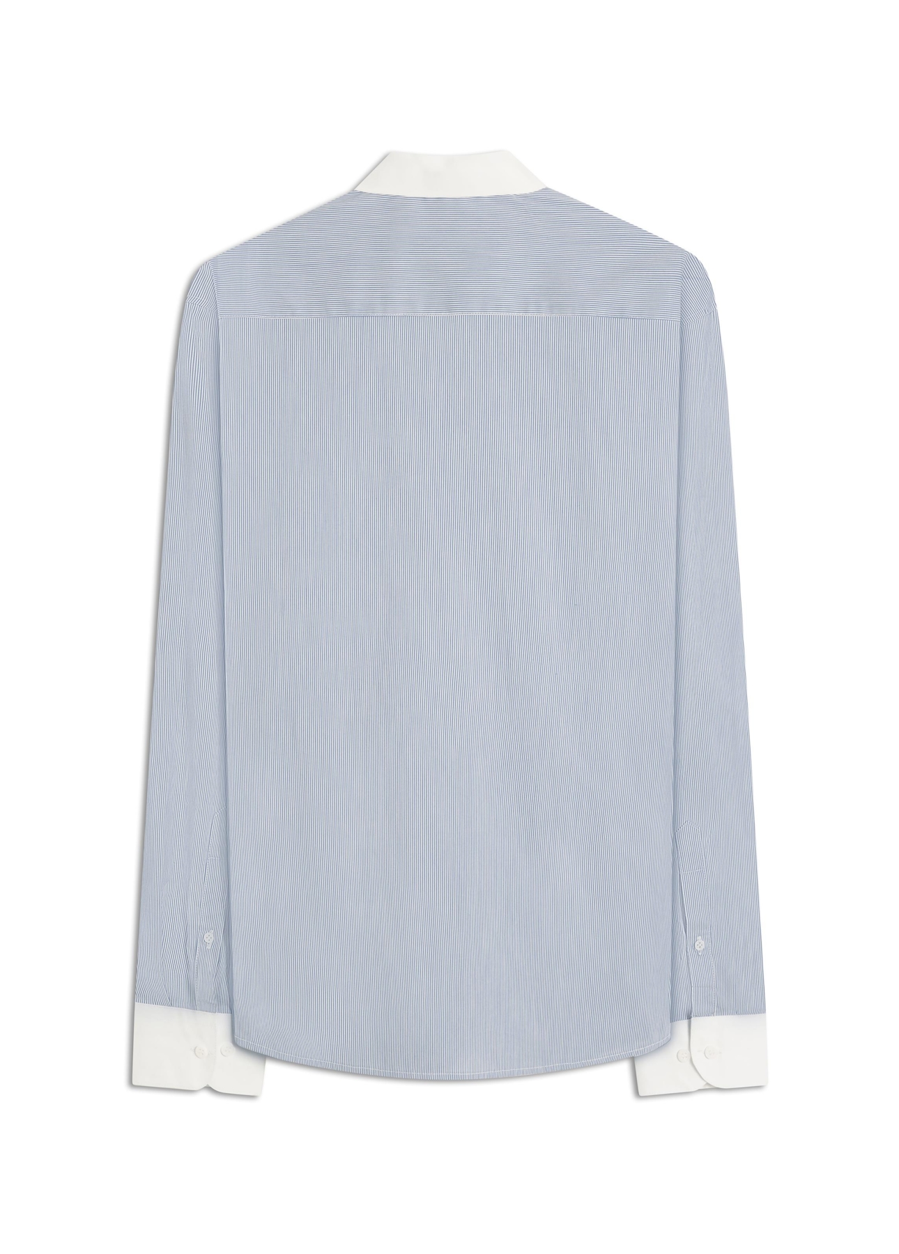 Camisa Tech Blend Cetus Slim Xangai Collar Azul Pervante