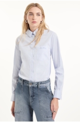 Camisa Tech Blend Helsinque Relaxed Azul Bic