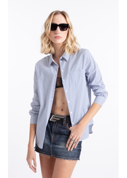 Camisa Tech Blend Ly Apus Azul Pervante
