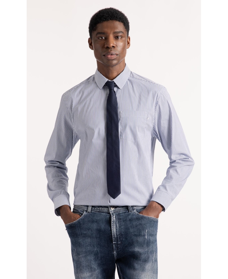 Camisa Tech Blend Ly Apus Xangai Azul Pervante