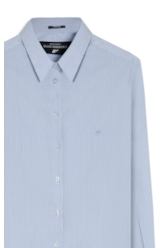 Camisa Tech Blend Ly Copenhage Classic Xangai f Azul Pervante