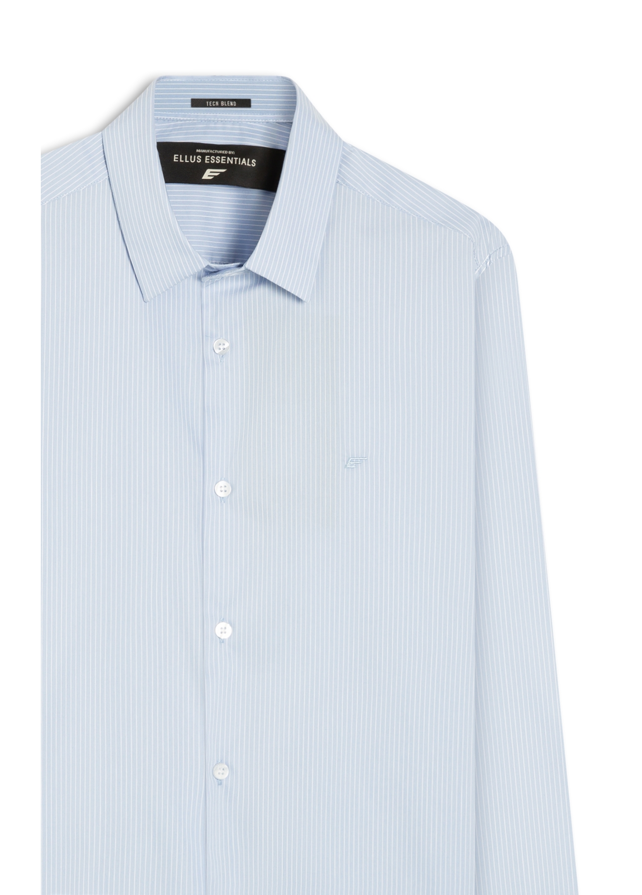 Camisa Tech Blend Ly Leonardo Slim Xangai Ml Azul Bic