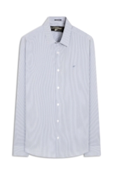 Camisa Tech Blend Ly Mission Slim Xangai Ml Marinho