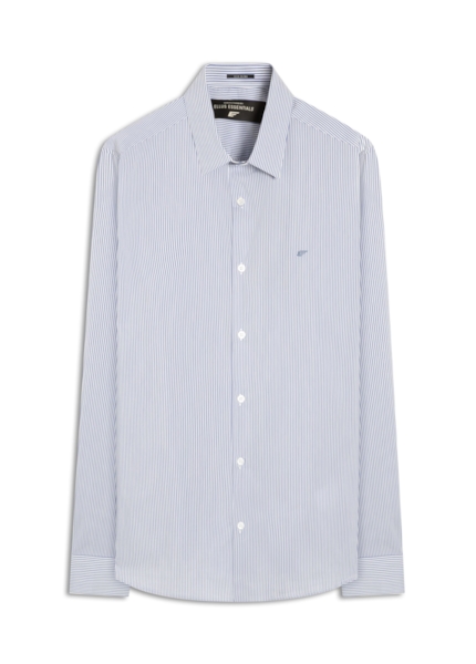 Camisa Tech Blend Ly Mission Slim Xangai Ml Marinho