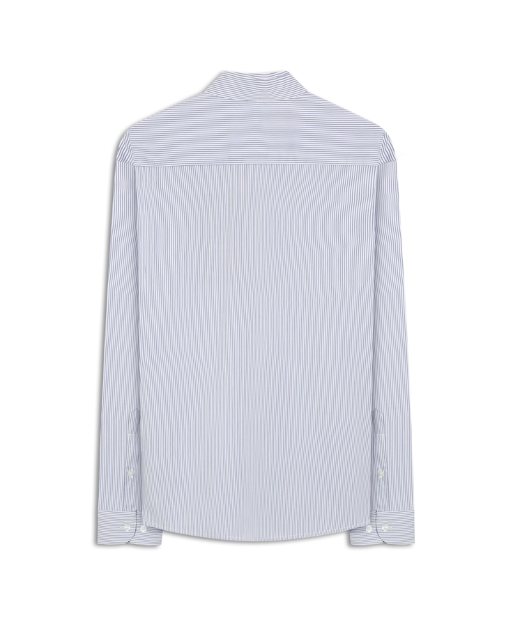 Camisa Tech Blend Ly Mission Slim Xangai Ml Marinho