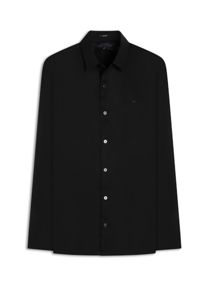 Camisa Tech Blend Ly Nylon Slim Preto