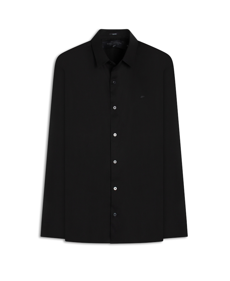 Camisa Tech Blend Ly Nylon Slim Preto