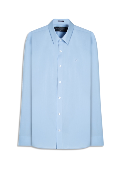 Camisa Tech Blend Ly Nylon Slim St Azul Claro