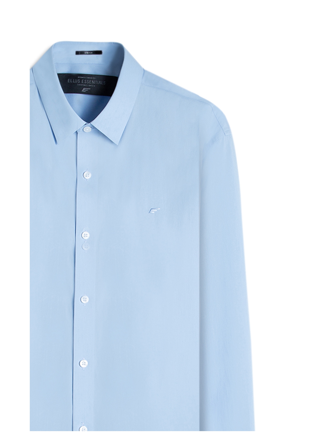Camisa Tech Blend Ly Nylon Slim St Azul Claro