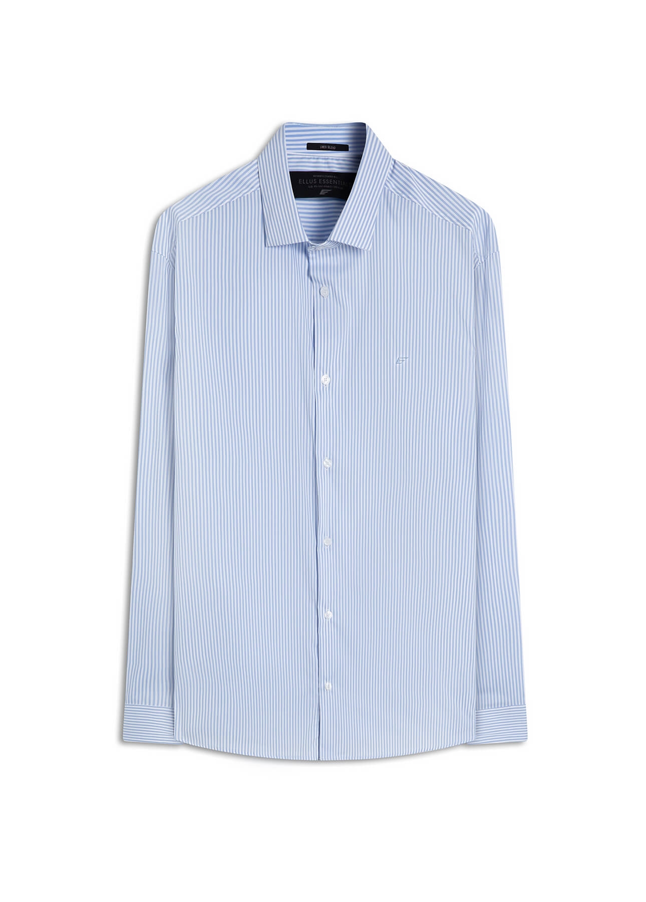 Camisa Tech Blend Ly Talin Slim Azul Chofer