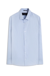 Camisa Tech Blend Ly Talin Slim Azul Chofer