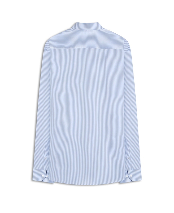 Camisa Tech Blend Ly Talin Slim Azul Chofer