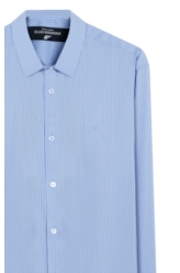 Camisa Tech Blend Santa Rosa Slim Xangai Azul Claro