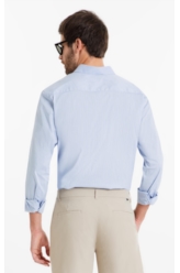 Camisa Tech Blend Santa Rosa Slim Xangai Azul Claro