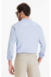 Camisa Tech Blend Santa Rosa Slim Xangai Azul Claro