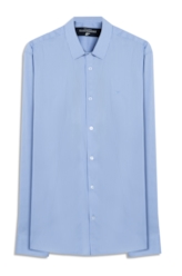 Camisa Tech Blend Santa Rosa Slim Xangai Azul Claro