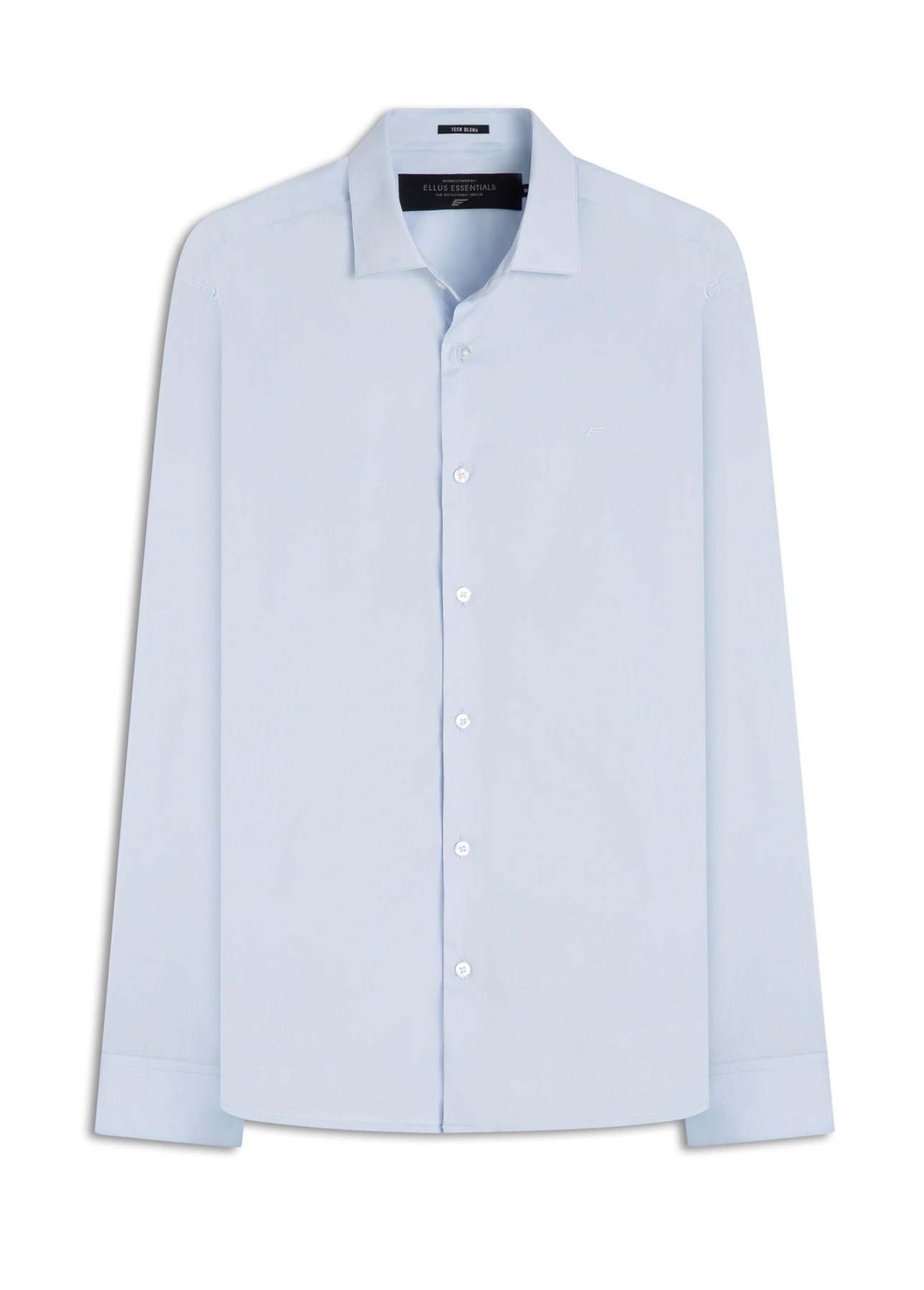 Camisa Tech Blend Slim Azul Claro