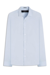 Camisa Tech Blend Slim Azul Claro