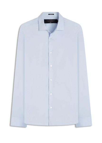 Camisa Tech Blend Slim Azul Claro