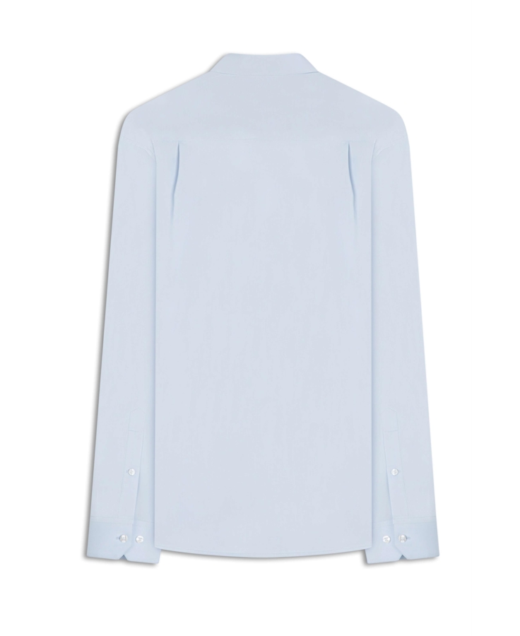 Camisa Tech Blend Slim Azul Claro