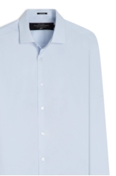 Camisa Tech Blend Slim Azul Claro