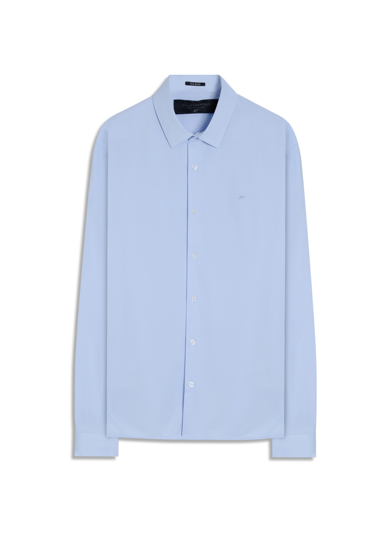 Camisa Tech Dry Slim Xangai Ml Azul Claro