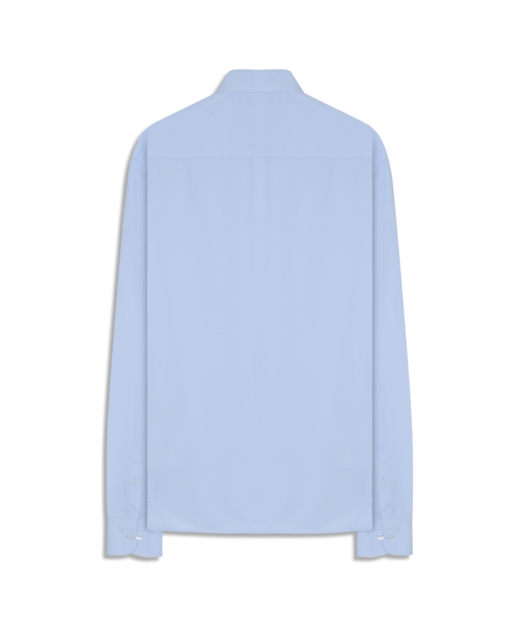 Camisa Tech Dry Slim Xangai Ml Azul Claro