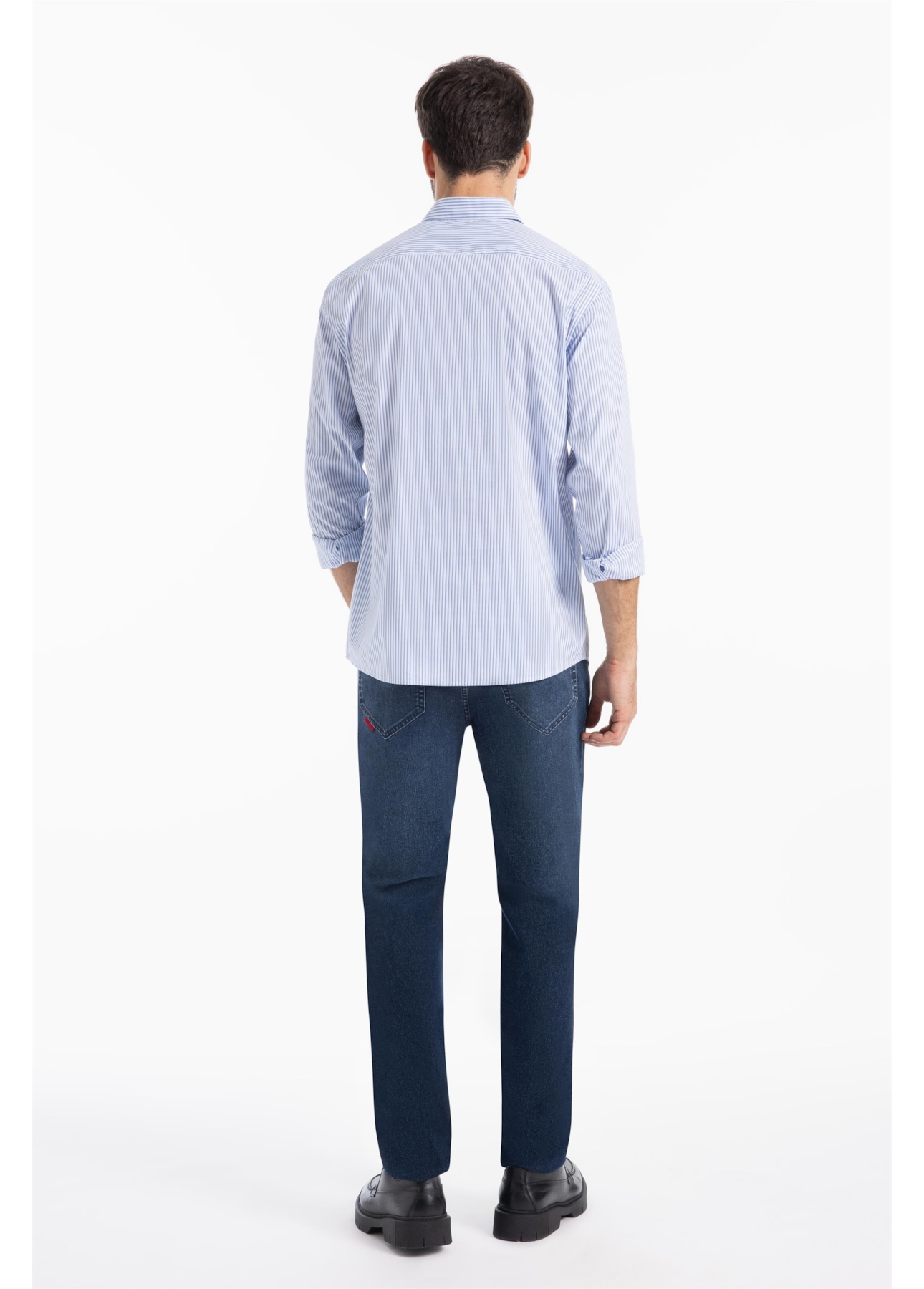 Camisa Tech Estolcomo Slim Xang Azul Claro