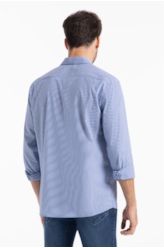 Camisa Tech Helsinque Slim Xangai Azul Bic